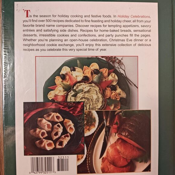 Holiday Celebrations Cookbook Hardcover 500+ Recipes Christmas Thanksgiving New - Picture 7 of 10